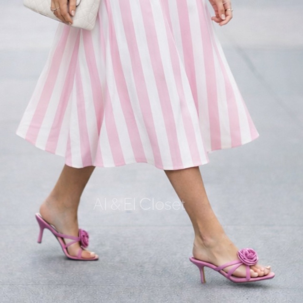 Dolce Vita Zelly Pink Strappy Mule-Style Sandals | Size 8 New With Box